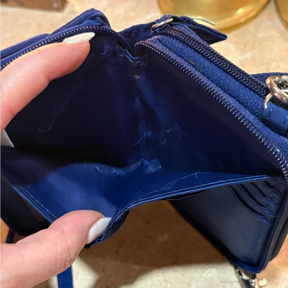 Vera Bradley Blue Quilted Crossbody Bag - Picture 10 of 16